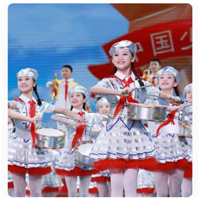 儿童鼓号队表演服幼儿园升旗手仪仗队服中小学生军鼓管乐对演出服