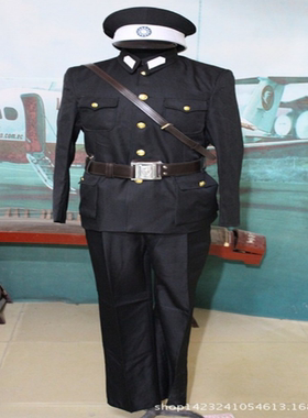 民国警察服装巡捕房伪警察伪JUN服装二狗子演出表演服儿童成人