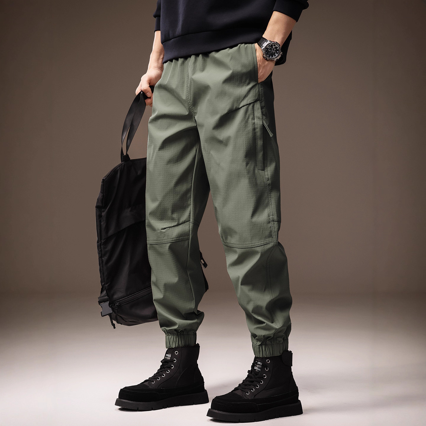 高端美式复古户外运动裤子休闲裤