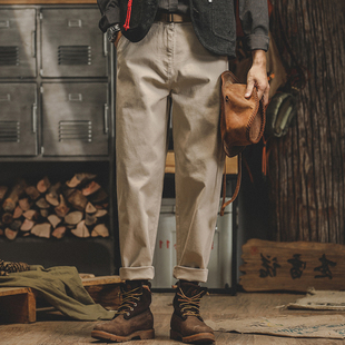 子男春季 2026新款 男士 杰雷诺美式 直筒长裤 裤 休闲裤 男 复古简约工装