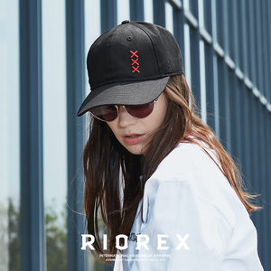 力嘶RIOREX棒球帽春夏大头围男韩版带飘带潮牌遮阳鸭舌帽女大码