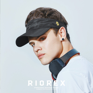 帽子男马拉松跑步空顶帽女高尔夫帽防晒遮阳速干潮流加长漏顶网红