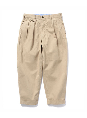 staph老芬宽松版锥形双褶休闲裤百搭九分裤 余文乐