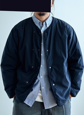 老芬 staph 日本进口面料双面穿绗棉棉服厚实保温棉内胆棉衣夹克