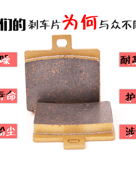 适用阿普利亚圣甲虫200摩托车刹车片Scarabeo125 250碟刹片刹车皮