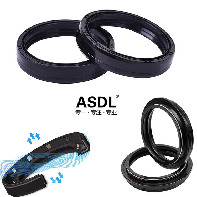 摩托车丁腈橡胶前减震油封50*59.5*11前叉骨架油封避震TC密封胶圈