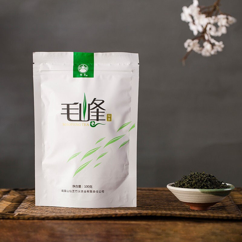 仙芝竹尖毛峰100g袋装 新茶 四川云雾绿茶茶叶毛峰绿茶