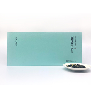 新茶仙芝竹尖雅级飘雪100 克礼盒装 茉莉花茶 峨眉老川茶花茶