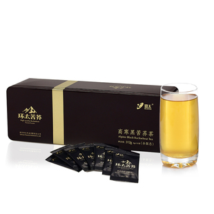环太苦荞 高寒全胚芽态黑苦荞茶216g成都特产礼物茶叶 铁礼盒礼品
