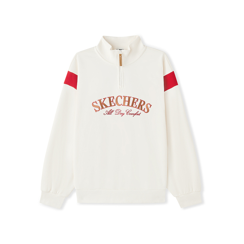 时尚百搭舒适针织半开胸套头卫衣