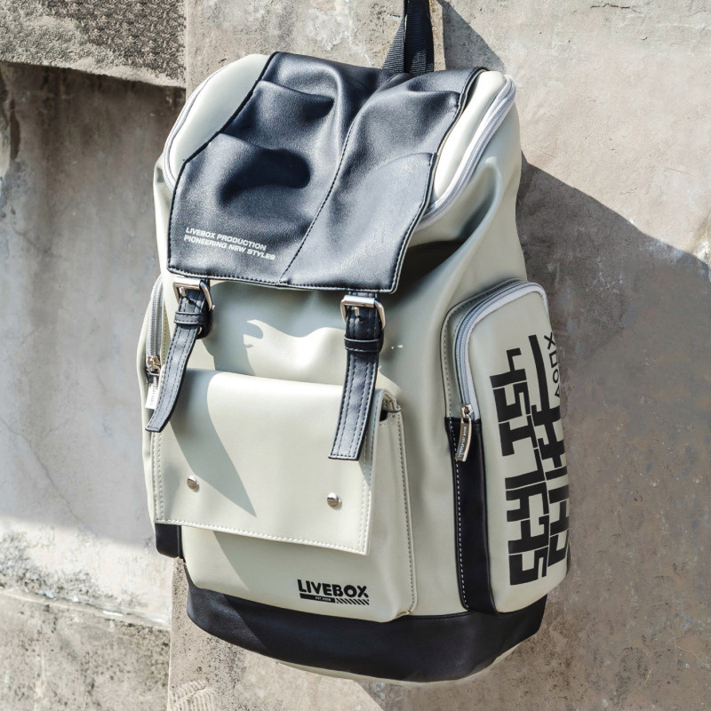 schoolbag Fashion trends High-capacity Chaopai leisure time Backpack knapsack college student Senior high school student junior middle school studentin the Leather/Lady bags/Men's bag, Backpack  category - from Buy2taobao.com to provide professional Taobao agent buy service