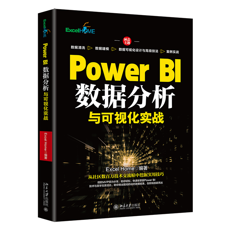 Power BI数据分析与可视化实战 Excel Home 北京大学出版社  9787301333563