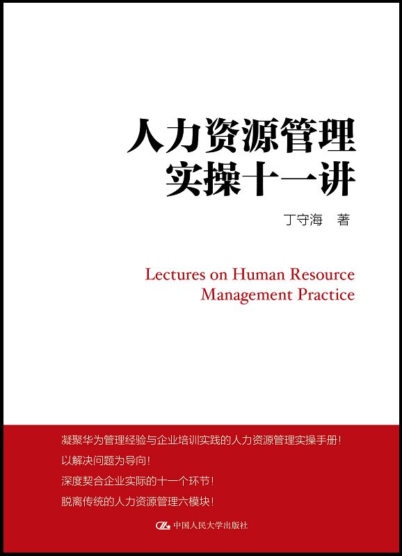 人力资源管理实操十一讲 丁守海 9787300269986 中国人民大学出版社 人大版