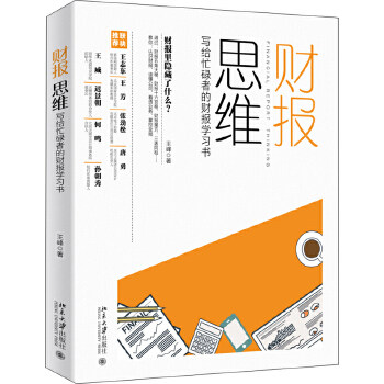 财报思维：写给忙碌者的财报学习书 王峰 北京大学出版社