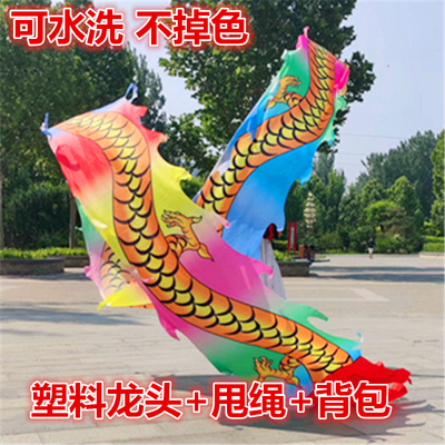 神爪龙广场健身舞龙彩带飘带初学者成人中老年舞龙甩龙可水洗包邮