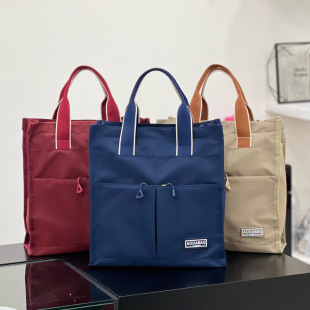 新款 加大多口袋多功能手提文件袋学生餐盘包大容量书袋资料袋妈咪