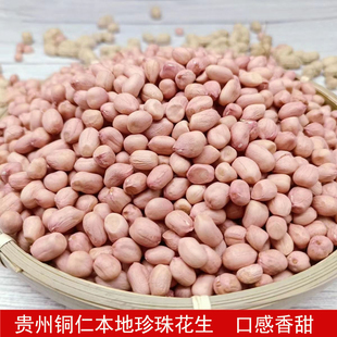 2025年新品花生 贵州铜仁珍珠花生 手工精选小花生米红皮花生仁