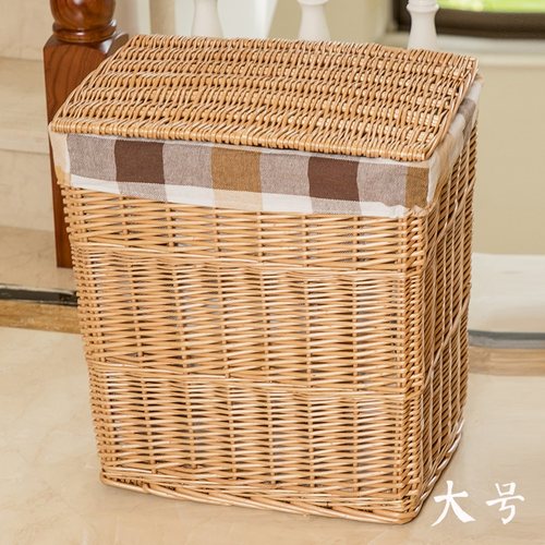 藤编脏衣篮大号收纳筐