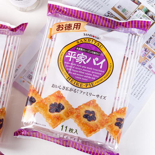 日本进口三立馅饼180g千层酥饼