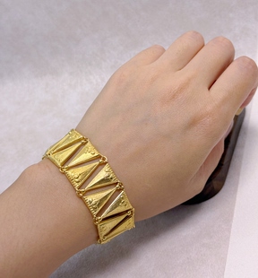 意大利进口 925银镀金手链 博物馆同款 专柜品质A175