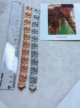 意大利进口925银  925银镀玫瑰金手链 设计专柜定制 高定工艺