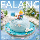 小王子儿童定制款 男孩周岁生日蛋糕北京上海杭州广州深圳同城配送