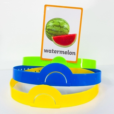 猜猜我是谁头带可插卡头饰卡牌游戏益智桌游亲子互动英语启蒙玩具