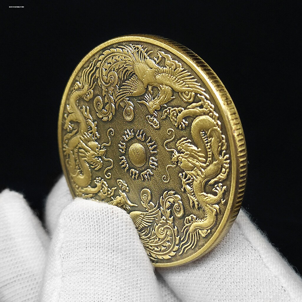吉祥金币龙凤纪念币中国风硬币幸运币图腾守护币