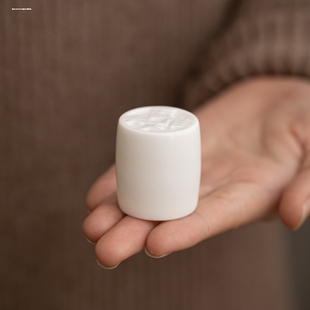 盖置汝窑盖托茶壶盖碗盖子架配件汝瓷摆件茶道零配