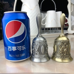 铃铛响声大床头叫醒器复古手摇铜铃摆件婴儿宝宝儿童摇铃玩具