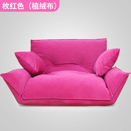 日式多功能榻榻米懒人沙发折叠床单双人可爱电脑椅卧室小沙发