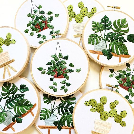 DIYdiy植物园入门级欧式绣花