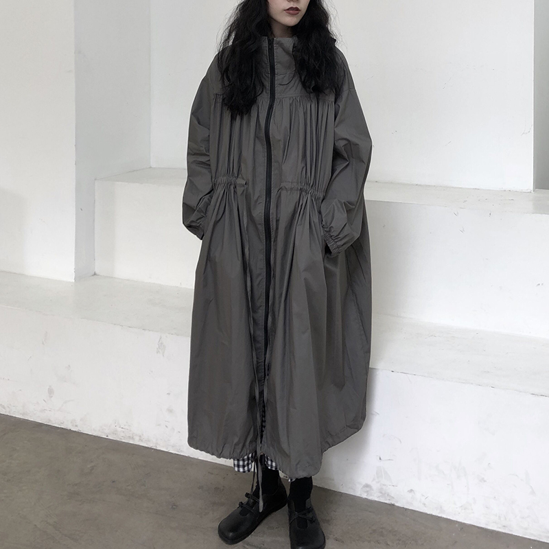 陆与山屿2021秋冬新款暗黑外套