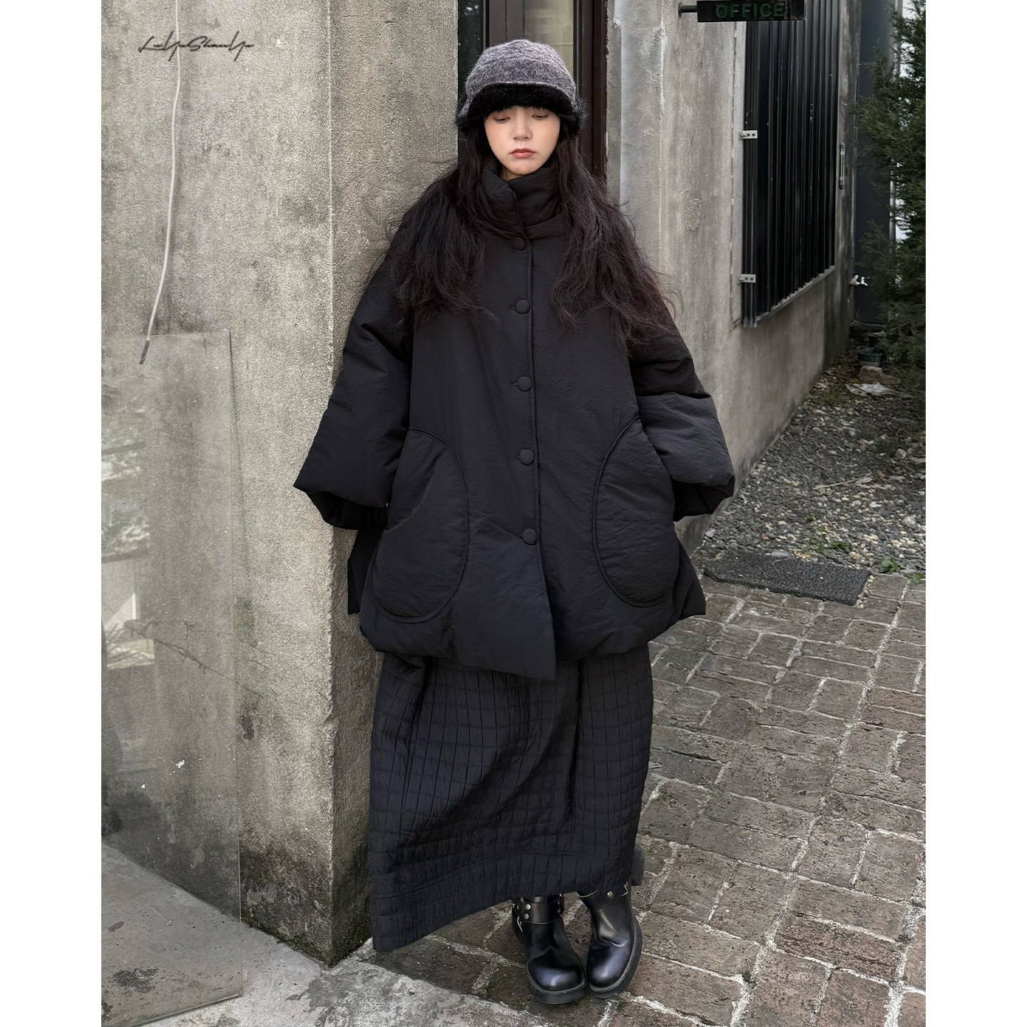 陆与山屿【白宿】新品立减 暗黑宽松版型花苞夹棉加厚棉衣棉服,女装/女士精品,棉衣/棉服,淘宝优惠券,粉丝福利购,淘宝优惠卷