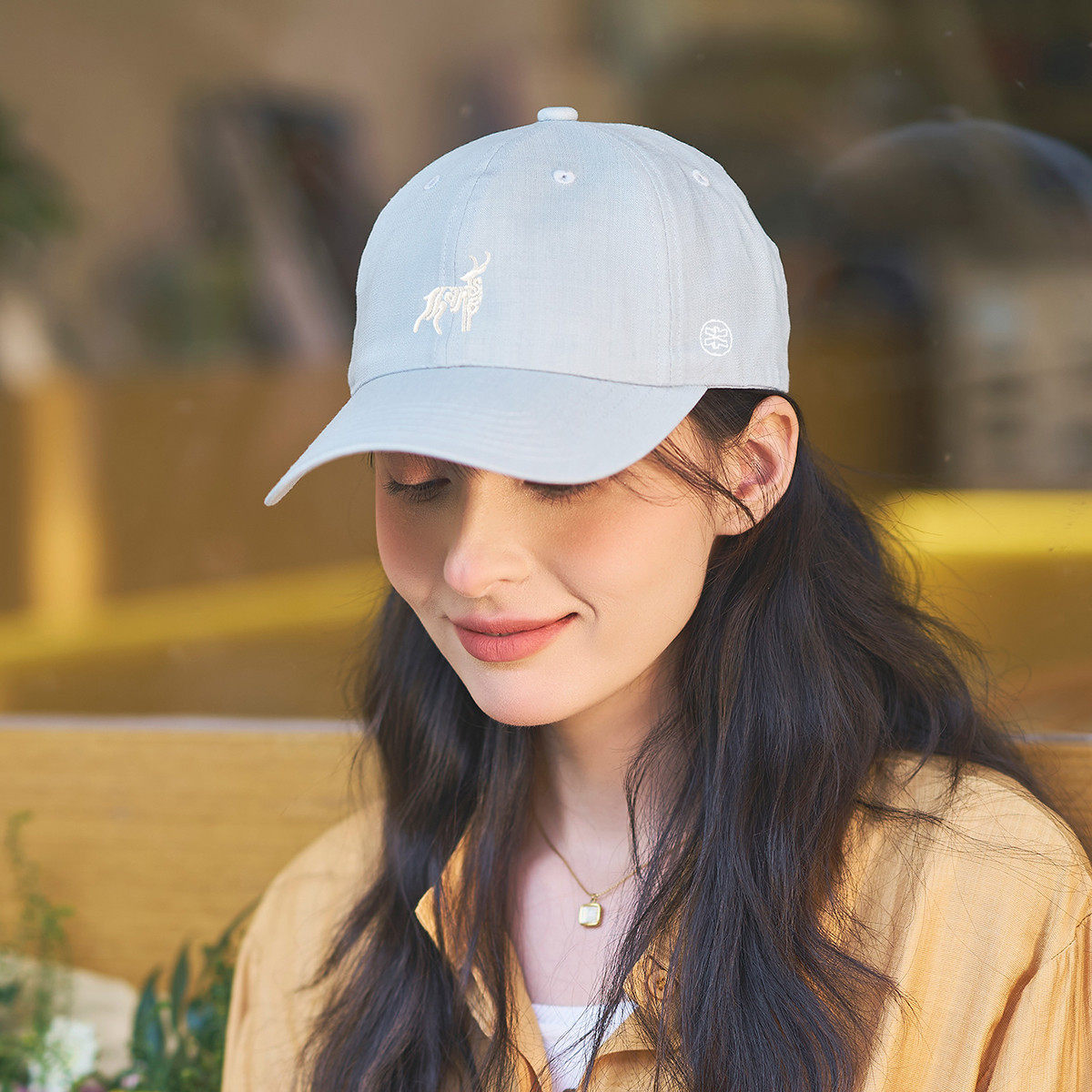 100%亚麻帽子女春夏棒球帽高级感百搭鸭舌帽遮阳透气显脸小防晒帽图片