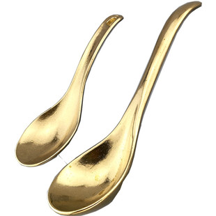 刮痧勺铜勺加厚饭勺纯铜汤勺大勺子铸铜饭匙黄铜汤匙刮痧工具厨房