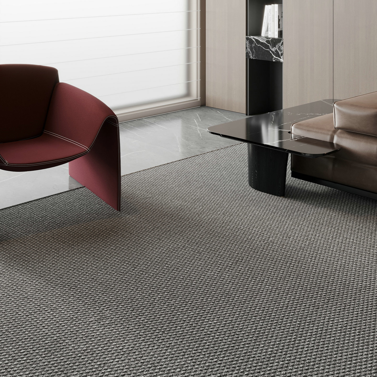 法式大圈仿剑麻菠萝圈地毯客厅卧室床边现代简约高级感垫耐磨地毯