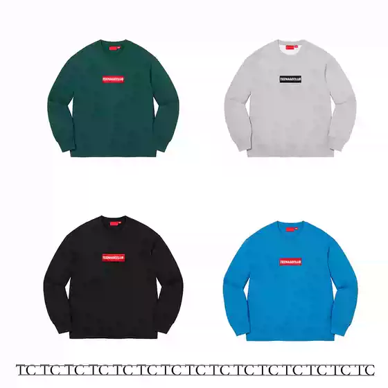 TeenageClub 22FW crewneck sweatshirt (instock）