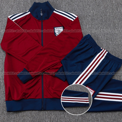 2526阿森纳足球训练服外套拉链高领长袖球衣成人儿童运动服秋冬男