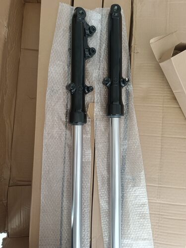 适用摩托车配件钻豹HJ125K-A/2A/3A前减震避震前叉国三减震器