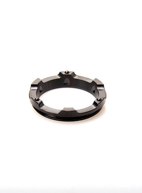 定做surefire 6P/Z44灯头镜箍304不锈钢镀钛发黑工艺带三鋯珠破窗