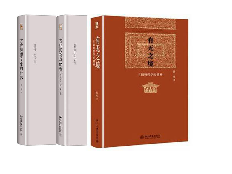 北京大学 博雅英华 陈来作品（全三册）：古代思想文化的世界+古代宗教与伦理+有无之境王阳明哲学的精神 暴徒信条