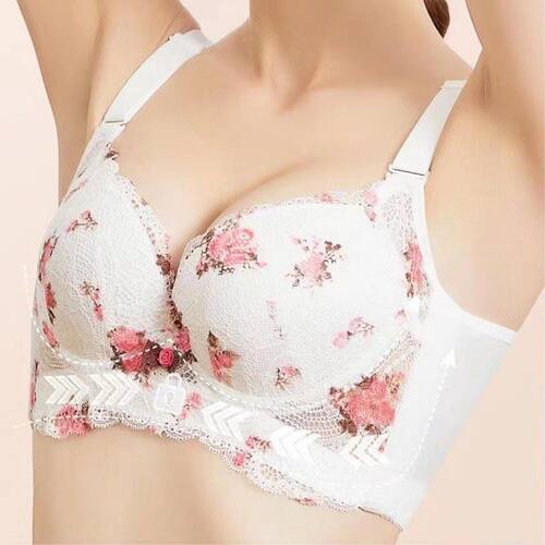 新品收副乳调整型内衣女矫正外扩防下垂上托文胸聚拢上托薄款胸罩