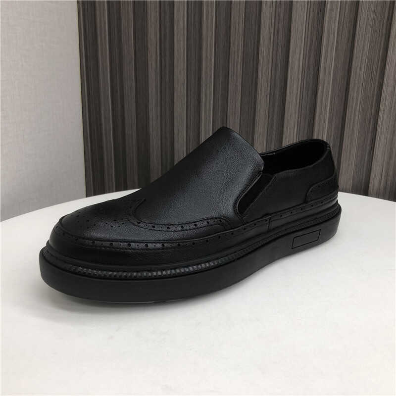 防滑圆头软面断码处理男鞋牛皮