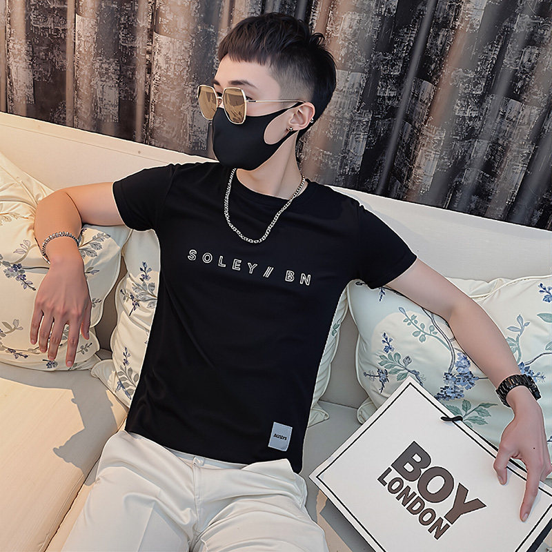 155矮小个子修身短袖T恤男夏季潮牌打底衫XS号紧身半截袖小码体恤