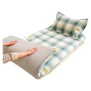 床垫套子全棉学生宿舍床笠90x190床单套纯棉保护罩床套罩全包加绒