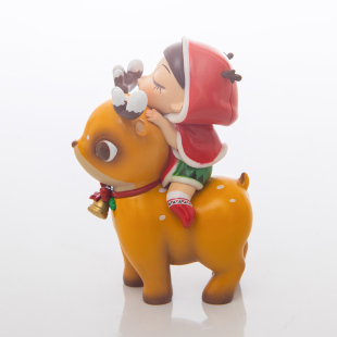 可米生活白夜童话圣诞Lite雪夜精灵可爱软萌礼物公仔玩偶治愈摆件