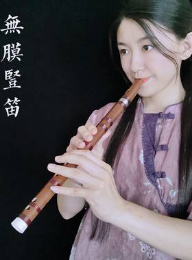 梦兮 无膜竖笛顺笛6孔FG调六孔老年专业演奏竹笛子成人零基础初学