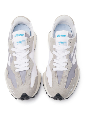 STOOSHE断码清仓148元休闲百搭情侣款阿甘复古慢跑鞋元祖灰运动鞋