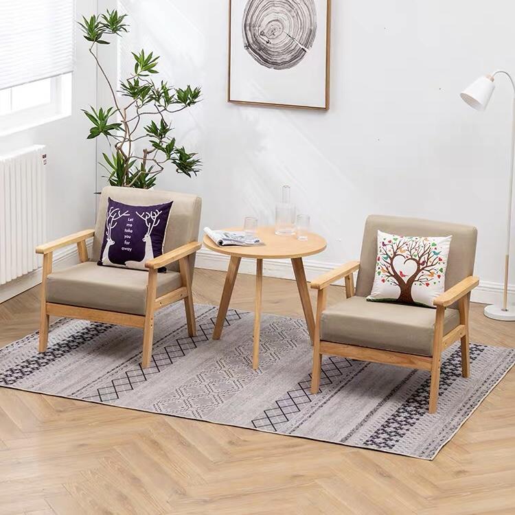 阳台休闲 一桌两椅酒店民宿卧室茶桌椅组合三件套装休息区茶几椅